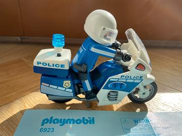 PLAYMOBIL poliziotto in moto 6923