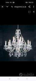 lampadario in cristallo