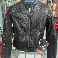 Giubbotto moto da donna in pelle hevik Garage tgXS