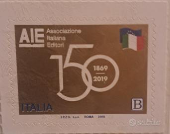 francobollo celebrativo 150 anni AIE