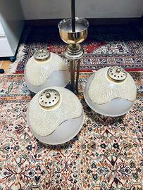 Lampadario a tre lampade