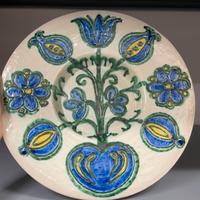 Piatto Thun invetriato vintage originale