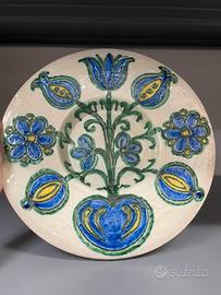 Piatto Thun invetriato vintage originale