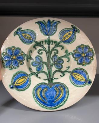 Piatto Thun invetriato vintage originale