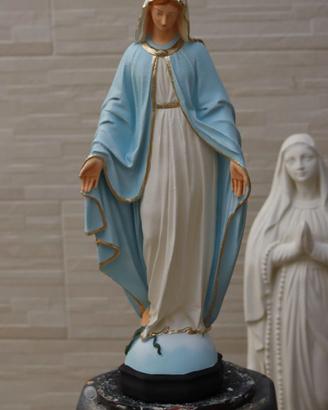 STATUA IMMACOLATA 65cm DIPINTA A MANO IN CEMENTO