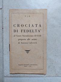 Libretto devozionale 1946 - Crociata di Fed