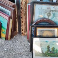 Vari quadri antichi e moderni da 5 e 10 € a scelta