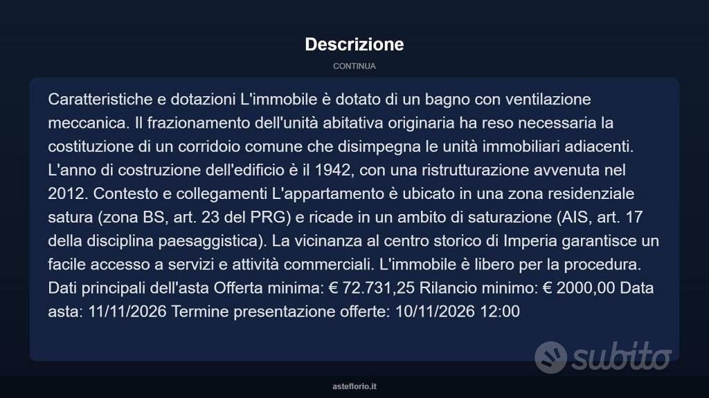 Appartamento – Imperia, Oneglia - Vista 4