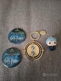 4 pezzi Harry Potter Giratempo e spille