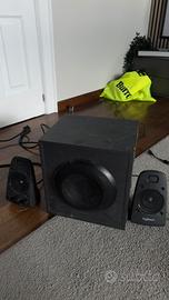Impianto logitec 2.0 + subwoofer