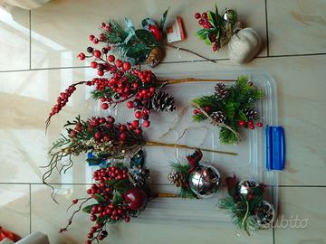 Set decorazioni natalizie eleganti