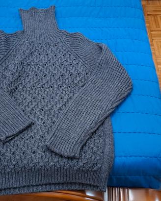 Maglione Sisley raglan a collo alto