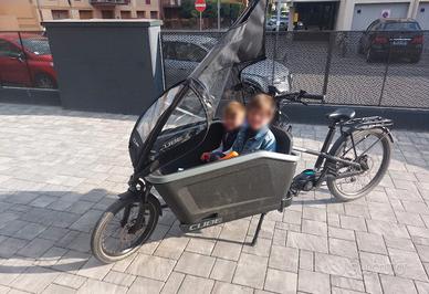Cargo bici elettrica CUBE HYBRID 500 e-cargo bike
