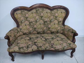 Divano d’epoca fine ’800 stile Umbertino originale
