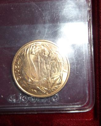 Sterlina d'oro FDC anno 2012 rara