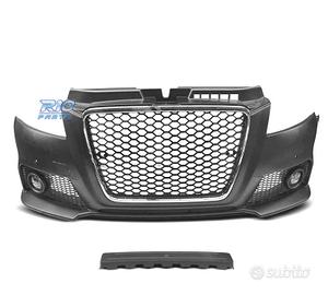 PARAURTI ANTERIORE AUDI A3 8P 08-12 LOOK RS3 PDC S