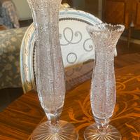 Vaso da un fiore in cristallo Boemia