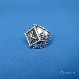 ANELLO VINTAGE "PIETRO FERRANTE" ROSA DEI VENTI