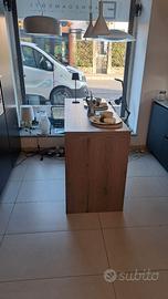 penisola 1,50x0,60 altezza 0,90 spessore 6 cm