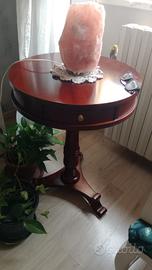 Tavolino vintage a tamburo 