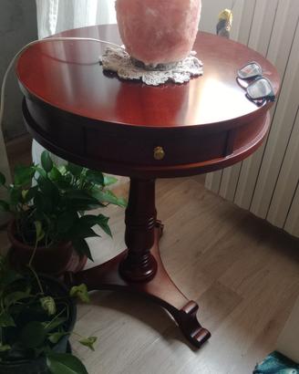 Tavolino vintage a tamburo 