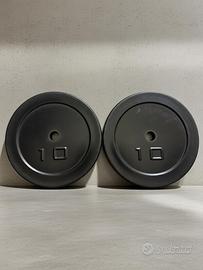 Dischi da 10kg l’uno in cemento armato