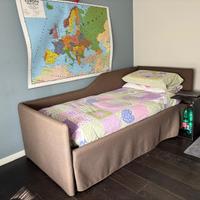 Letto duetto completto di materassi e doghe