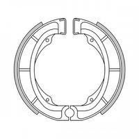 Coppia ceppi freno per moto Suzuki anni 70-90 Kawa
