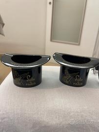 Coppia Posaceneri  Vintage cilindro Moet & Chandon