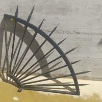 Terminale ringhiera in ferro