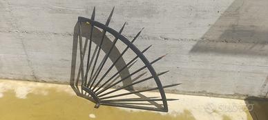 Terminale ringhiera in ferro