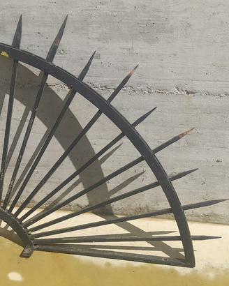 Terminale ringhiera in ferro