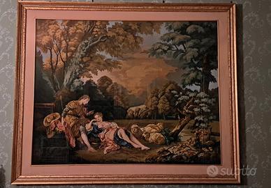 Quadro vintage a mezzo punto