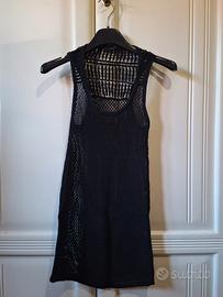 Maglia a rete Guess nera