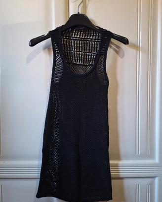 Maglia a rete Guess nera