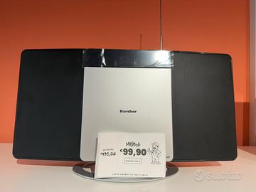 Micro Sistema Hi-Fi Karcher - CD, Radio, USB e Blu