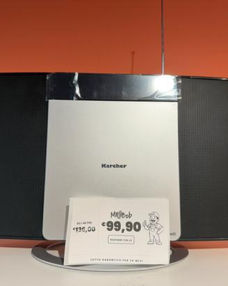 Micro Sistema Hi-Fi Karcher - CD, Radio, USB e Blu