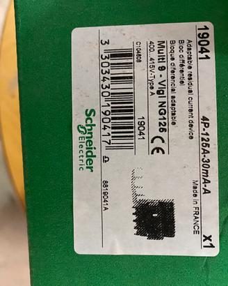 Schneider Vigi NG 125 4P 125A 30mA
