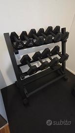 Rastrelliera Manubri con pesi vari