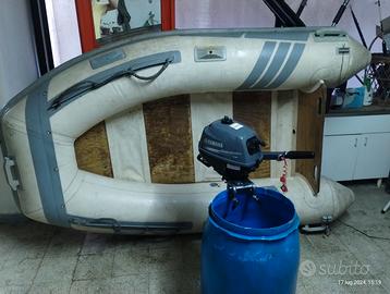 Gommone Tender più motore fuoribordo 2,5 Hp Yamaha