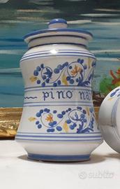 Vasetti ceramica Deruta per farmacia 