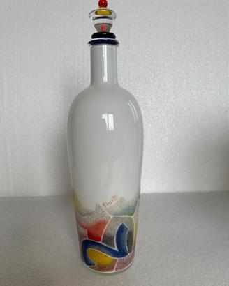 GHISETTI MURANO-CREAZIONI ANNI '80-BOTTIGLIA