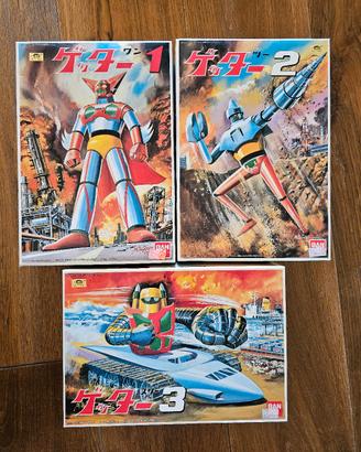 Getter Robo 1, 2, 3 - Bandai 1999 Vintage