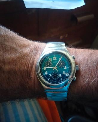 SWATCH CRONO IRONY CINTURINO ELASICO