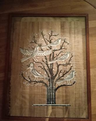 Grande quadro con papiro egizio 