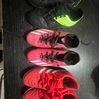 3 PAIA DI SCARPE CALCIO BAMBINO