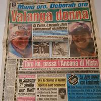 Tuttosport 25 febbraio 1994 Compagnoni e Di Centa