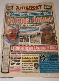 Tuttosport 25 febbraio 1994 Compagnoni e Di Centa