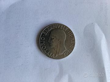 Moneta Regno Italia lire 1 anno 1940