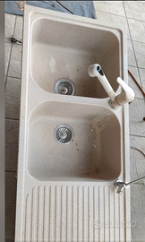 lavandino lavello  cucina Franke fragranite avena